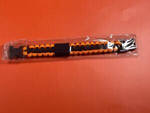 Loot Crate March 2015 Covert Spy Orange Black Survival Paracord Bracelet New